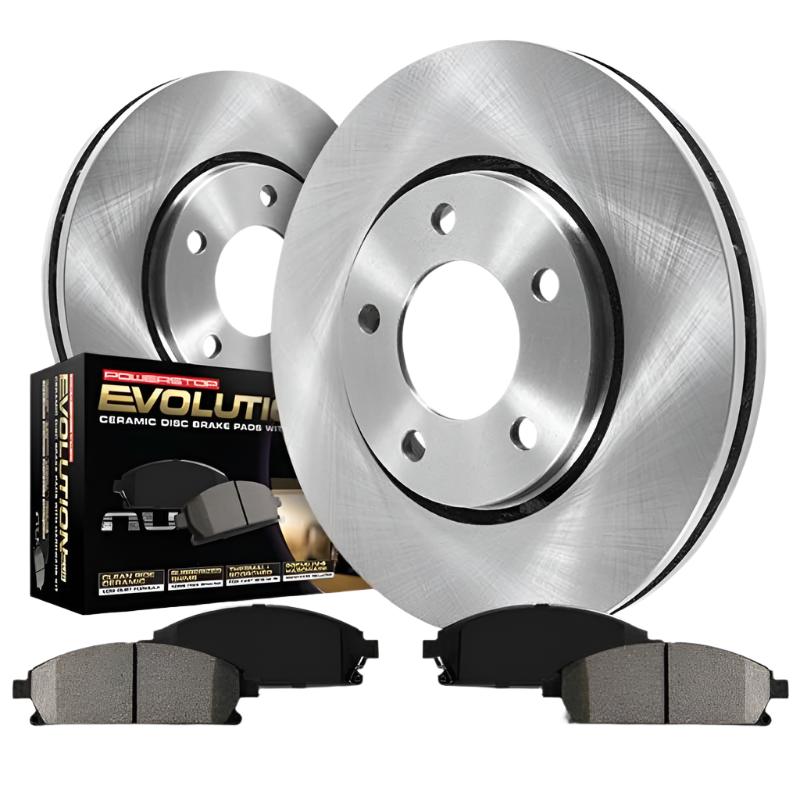 Power Stop 90-99 Jeep Cherokee Front Autospecialty Brake Kit-PowerStop-PSBKOE2119