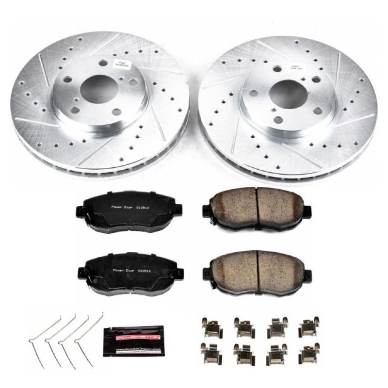 Power Stop 93-05 Lexus GS300 Front Z23 Evolution Sport Brake Kit - Black Ops Auto Works