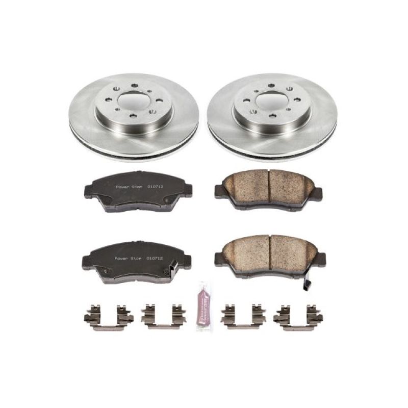 Power Stop 93-95 Honda Civic Front Autospecialty Brake Kit-PowerStop-PSBKOE694