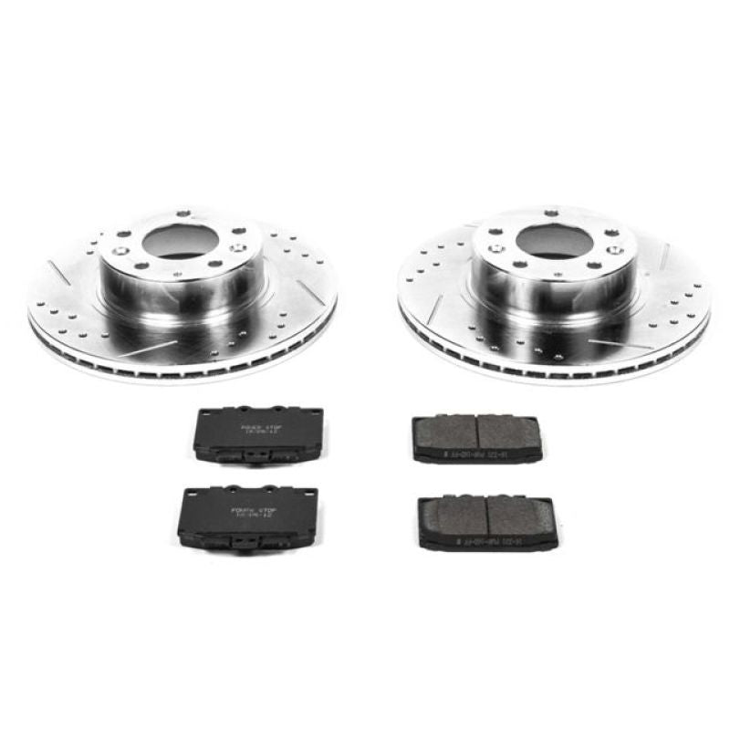 Power Stop 93-95 Mazda RX-7 Front Z23 Evolution Sport Brake Kit-PowerStop-PSBK4833