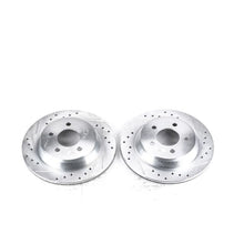 Load image into Gallery viewer, Power Stop 94-01 Ford Mustang Rear Evolution Drilled &amp; Slotted Rotors - Pair-PowerStop-PSBAR8146XPR