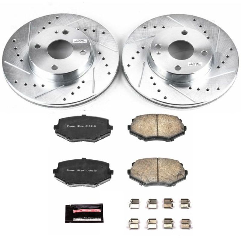 Power Stop 94-97 Mazda Miata Front Z23 Evolution Sport Brake Kit - Black Ops Auto Works