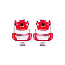 Load image into Gallery viewer, Power Stop S4378 Mustang Front Red Calipers w/Brackets Pair