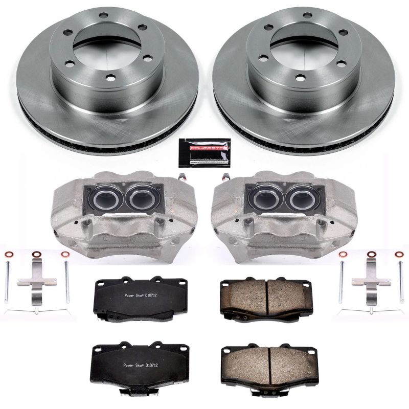 Power Stop 95-02 Toyota 4Runner Front Autospecialty Brake Kit w/Calipers-PowerStop-PSBKCOE1233