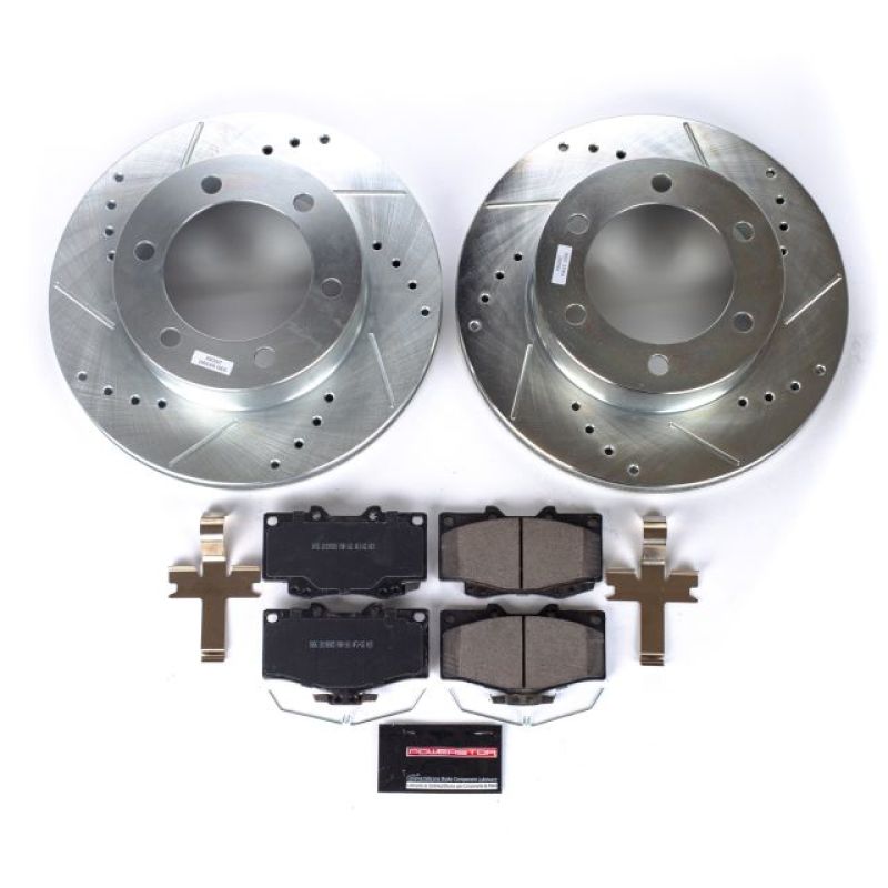 Power Stop 95-02 Toyota 4Runner Front Z23 Evolution Sport Brake Kit-PowerStop-PSBK1233
