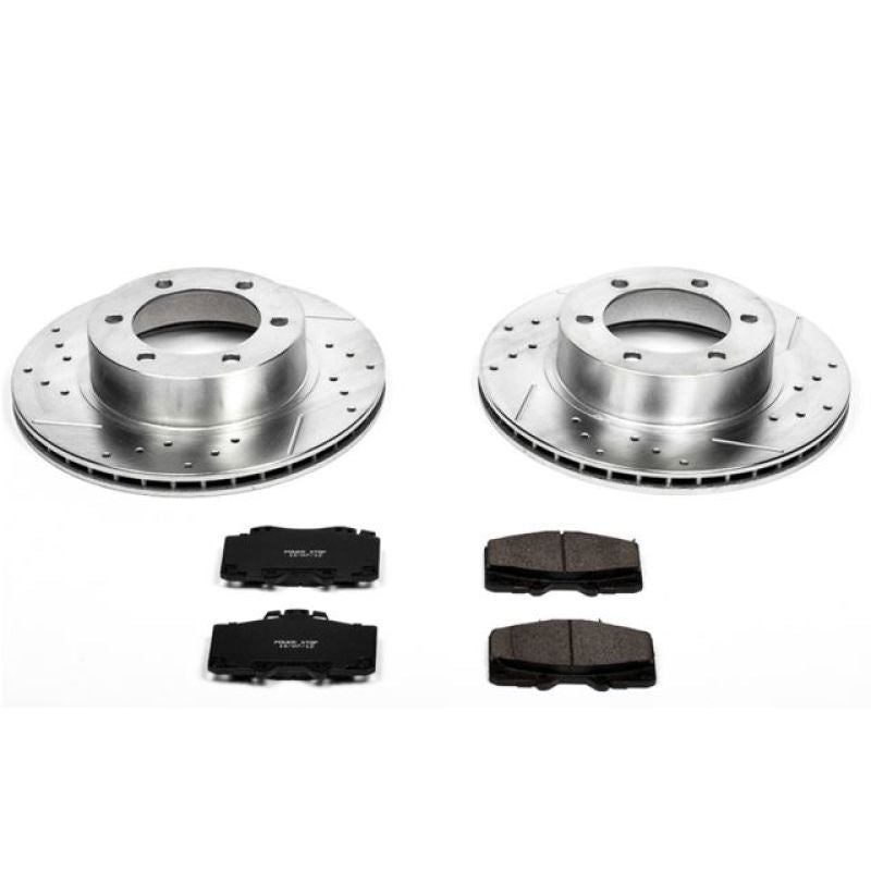 Power Stop 95-02 Toyota 4Runner Front Z23 Evolution Sport Brake Kit-PowerStop-PSBK1236