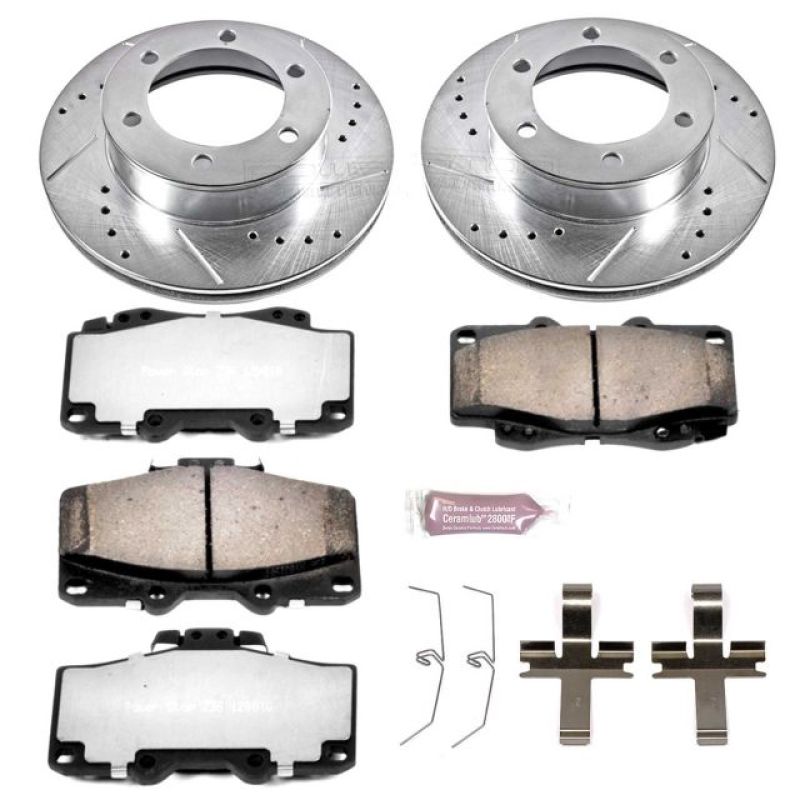 Power Stop 95-02 Toyota 4Runner Front Z36 Truck & Tow Brake Kit-PowerStop-PSBK1233-36