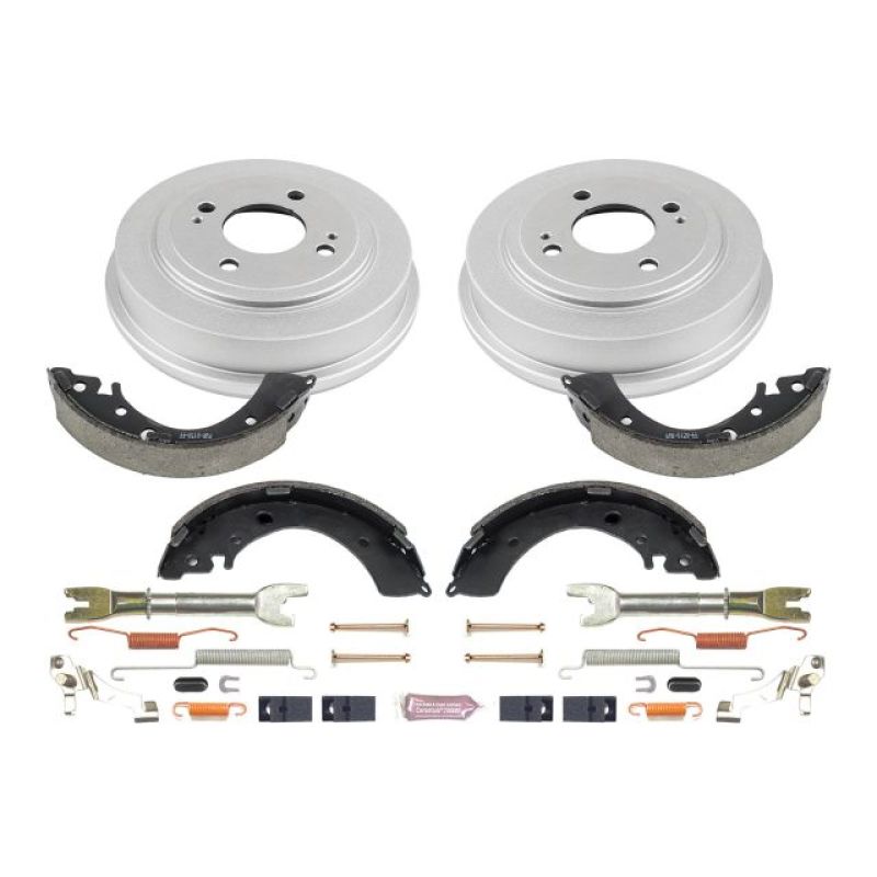 Power Stop 96-00 Honda Civic Coupe Rear Autospecialty Drum Kit-PowerStop-PSBKOE15309DK