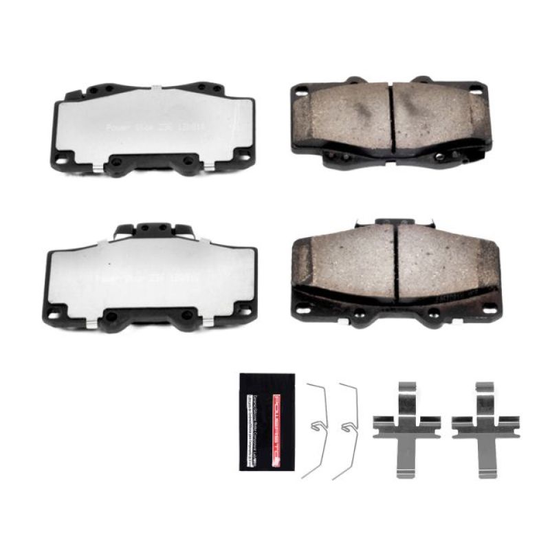 Power Stop 96-02 Toyota 4Runner Front Z36 Truck & Tow Brake Pads w/Hardware - Black Ops Auto Works