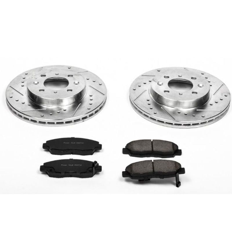 Power Stop 96-05 Honda Civic Front Z23 Evolution Sport Brake Kit-PowerStop-PSBK690