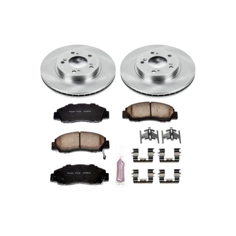 Power Stop 97-01 Acura Integra Front Autospecialty Brake Kit-PowerStop-PSBKOE704