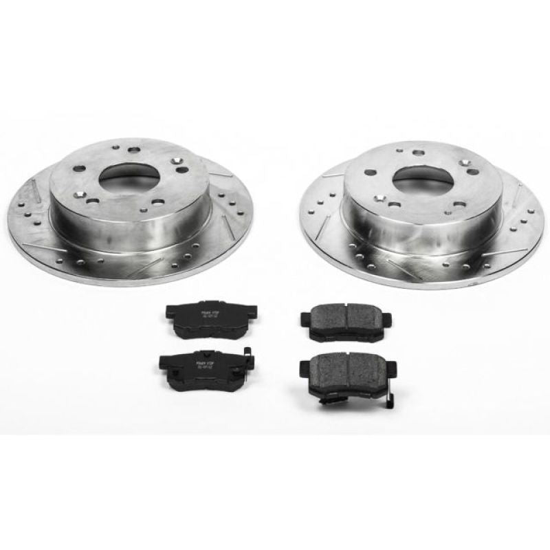 Power Stop 97-01 Acura Integra Rear Z23 Evolution Sport Brake Kit-PowerStop-PSBK2270