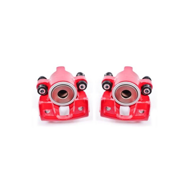 Power Stop 97-02 Ford Expedition Rear Red Calipers w/o Brackets - Pair-PowerStop-PSBS4678