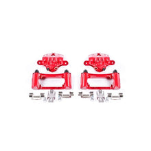 Load image into Gallery viewer, Power Stop 98-02 Chevrolet Camaro Rear Red Calipers w/Brackets - Pair-PowerStop-PSBS4696