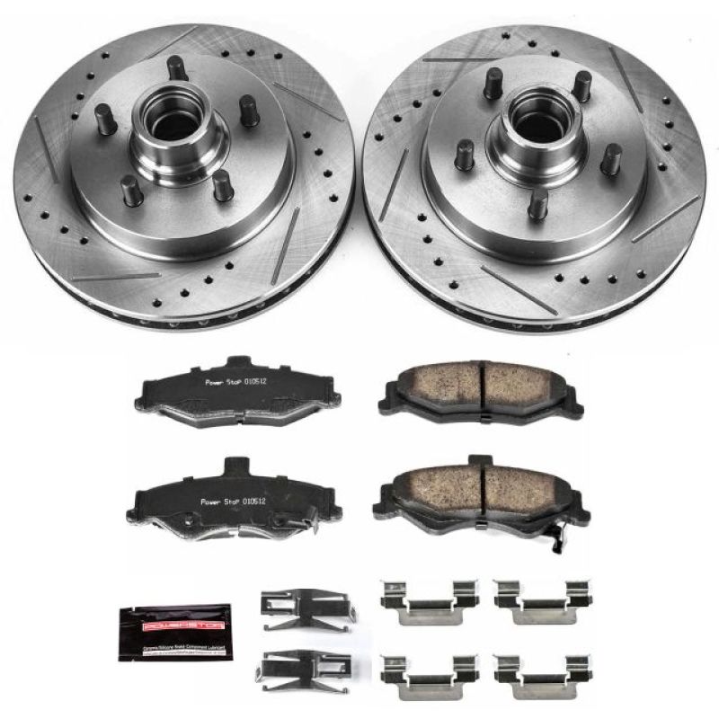 Power Stop 98-02 Chevrolet Camaro Rear Z23 Evolution Sport Brake Kit-PowerStop-PSBK1568