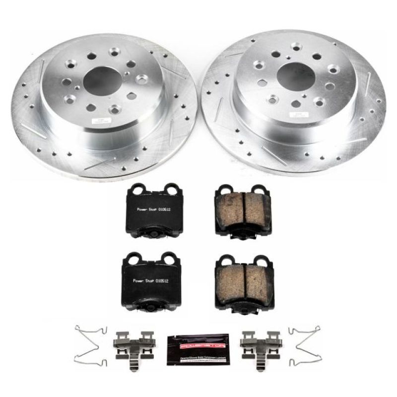 Power Stop 98-05 Lexus GS300 Rear Z23 Evolution Sport Brake Kit-PowerStop-PSBK1149