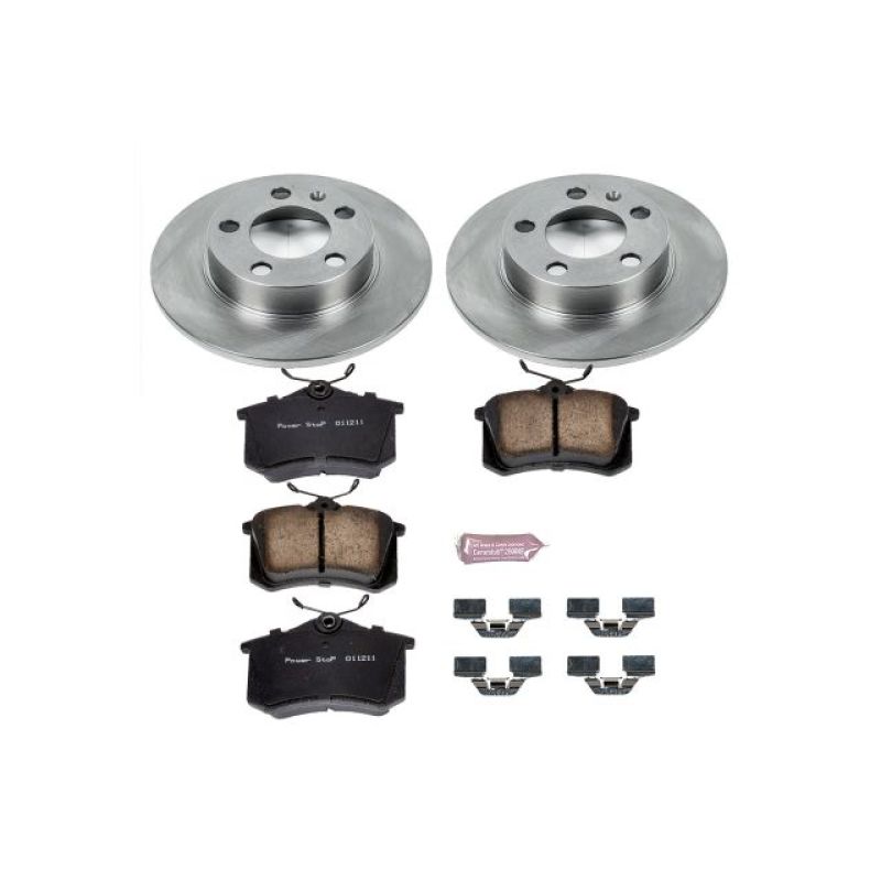 Power Stop 98-10 Volkswagen Beetle Rear Autospecialty Brake Kit-PowerStop-PSBKOE847