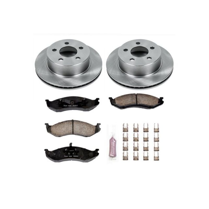 Power Stop 99-01 Jeep Cherokee Front Autospecialty Brake Kit - Black Ops Auto Works