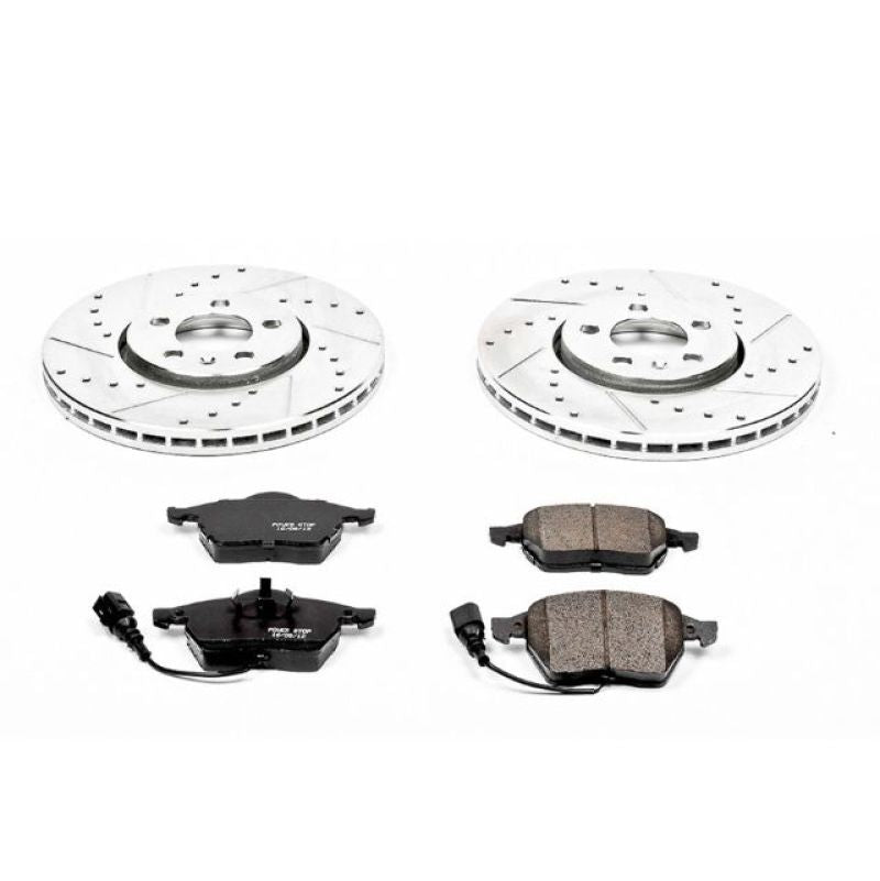 Power Stop 99-10 Volkswagen Beetle Front Z23 Evolution Sport Brake Kit-PowerStop-PSBK898
