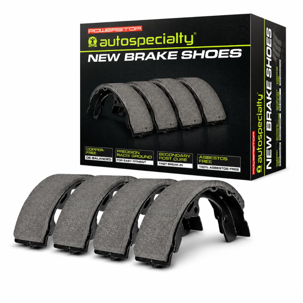 PSBB245 PowerStop Autospecialty Brake Shoes 1965-1969 Chevrolet Corvair