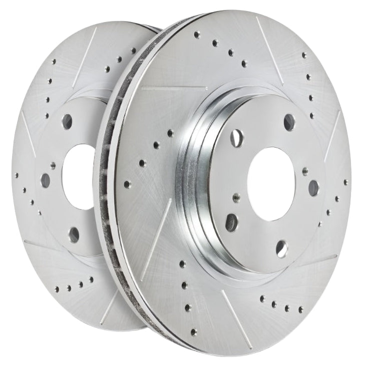 Power Stop 11+ Dodge Durango Front Evolution Drilled & Slotted Rotors - Pair - Black Ops Auto Works