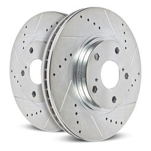Load image into Gallery viewer, Power Stop Jeep Wrangler BBK Front Drilled &amp; Slotted Rotor - Pair-PowerStop-PSBAR8384XPR