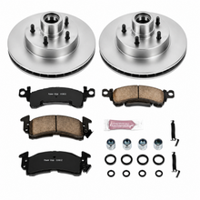 Load image into Gallery viewer, Power Stop Z17 Autospecialty KOE4539 front brake kit with OE replacement rotors, ceramic pads, and hardware