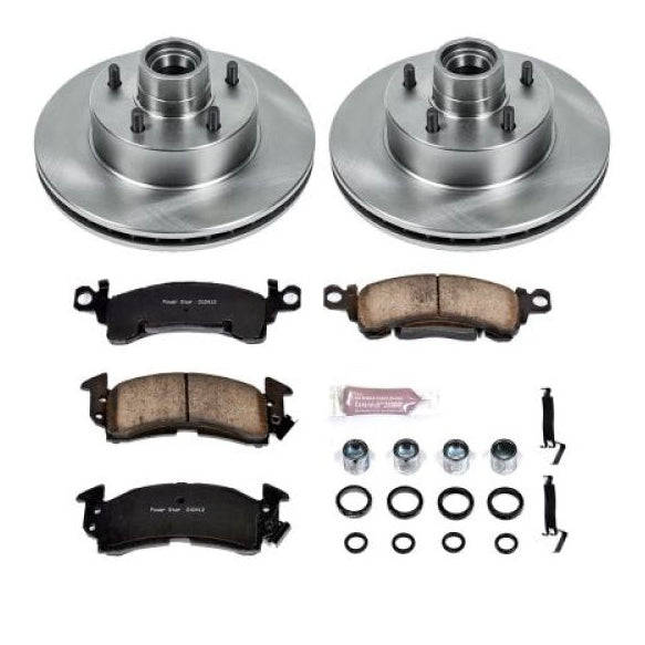 PSBKOE2580 PowerStop 1-Click Front Brake Kit 1975 Buick Apollo Classic GM