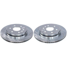 Load image into Gallery viewer, PowerStop AR84104XPR Rear Evolution Drilled &amp; Slotted Brake Rotor