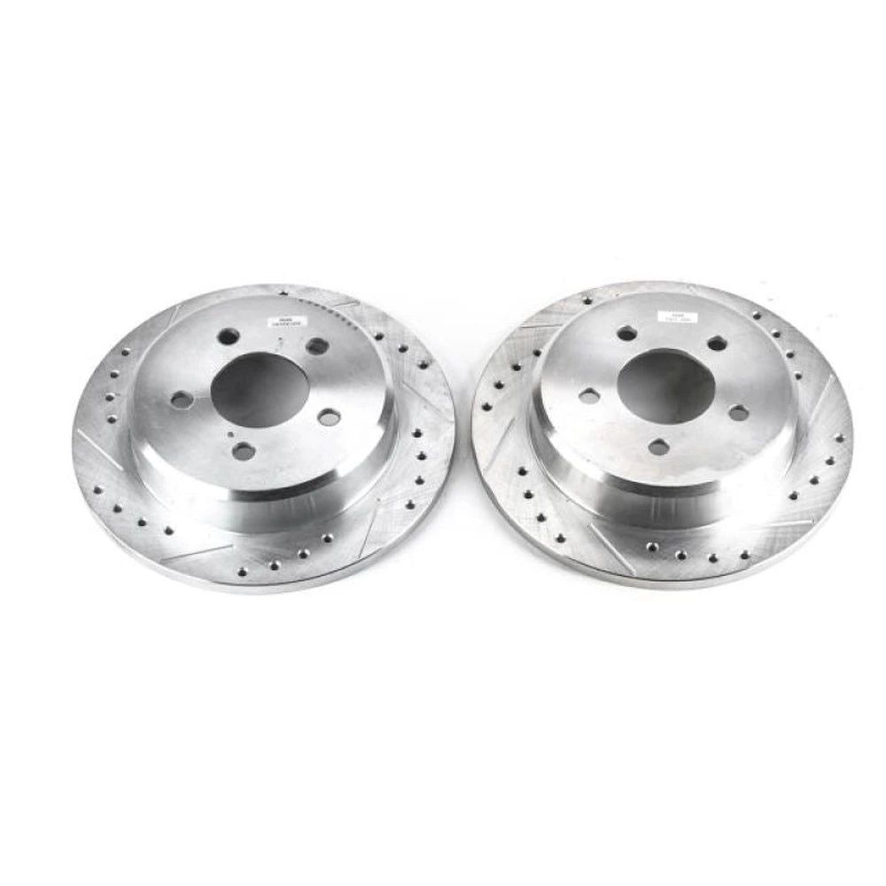 PowerStop AR8552XPR Brake Rotors - Slot & Drilled for Ford Explorer - gallery image