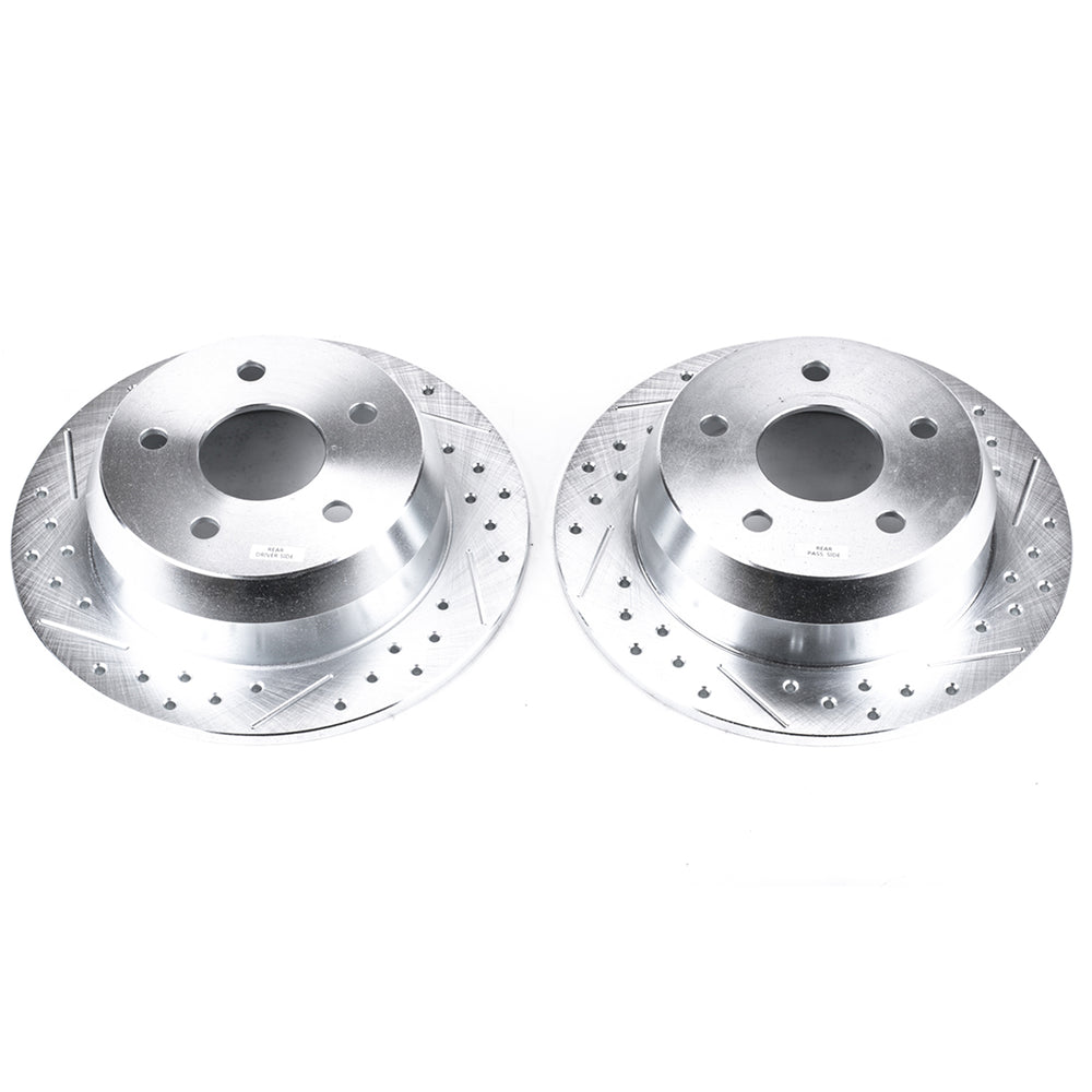 PowerStop AR8743XPR Rear Brake Rotors - exact manufacturer product photograph