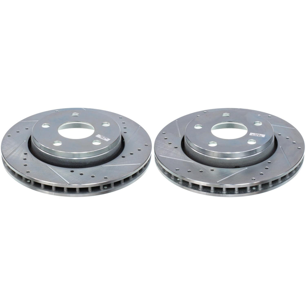 PowerStop AR8780XPR Front Evolution Drilled & Slotted Brake Rotor