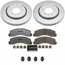 Load image into Gallery viewer, PowerStop CPK3167-36 Front Z36 Truck &amp; Tow Fully Coated Rotor Brake Kit