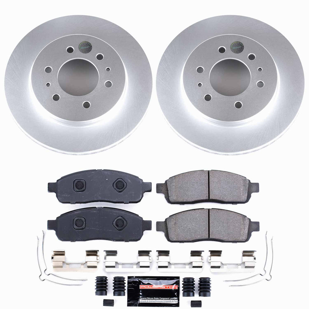 PowerStop CPK5336-23 Front Z23 Daily Driver Fully Coated Rotor Brake Kit