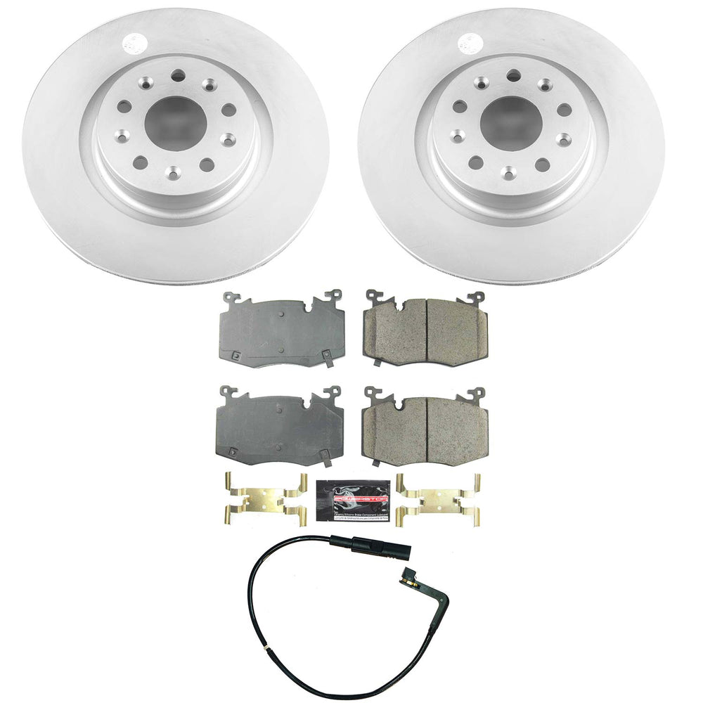 PowerStop CPK8317-23 Front Z23 Daily Driver Fully Coated Rotor Brake Kit