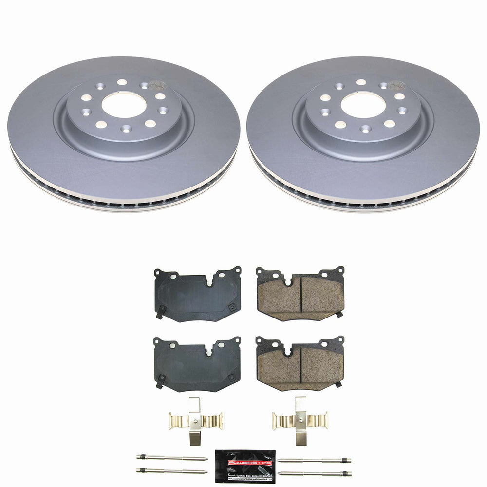 PowerStop CPK8531-23 Rear Z23 Daily Driver Fully Coated Rotor Brake Kit