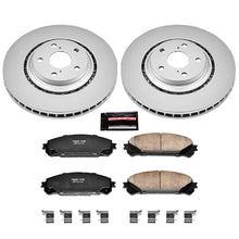 Load image into Gallery viewer, PowerStop CRK4713 Front Z17 Fully Coated Rotor Brake Kit