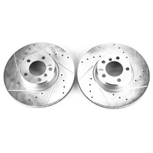 Load image into Gallery viewer, PowerStop EBR1402XPR Front Brake Rotors - exact manufacturer product photograph