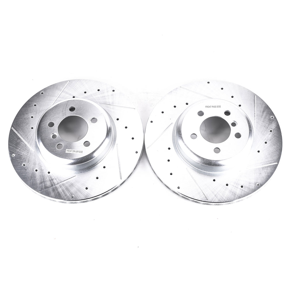 PowerStop EBR1438XPR Front Brake Rotors - exact manufacturer product photograph
