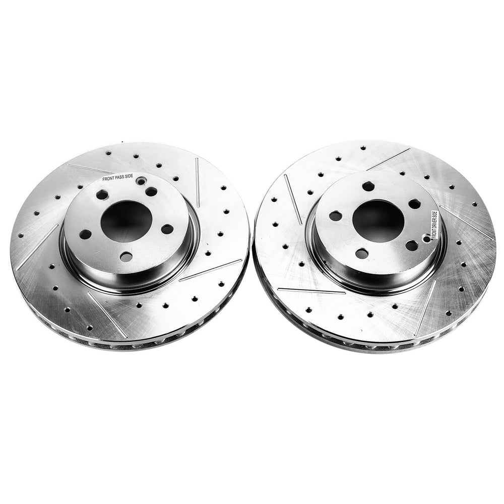 PowerStop EBR1637XPR Front Brake Rotors - exact manufacturer product photograph