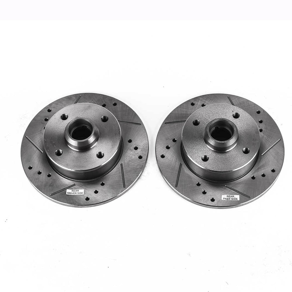 PowerStop EBR250XPR Rear Evolution Drilled & Slotted Brake Rotor