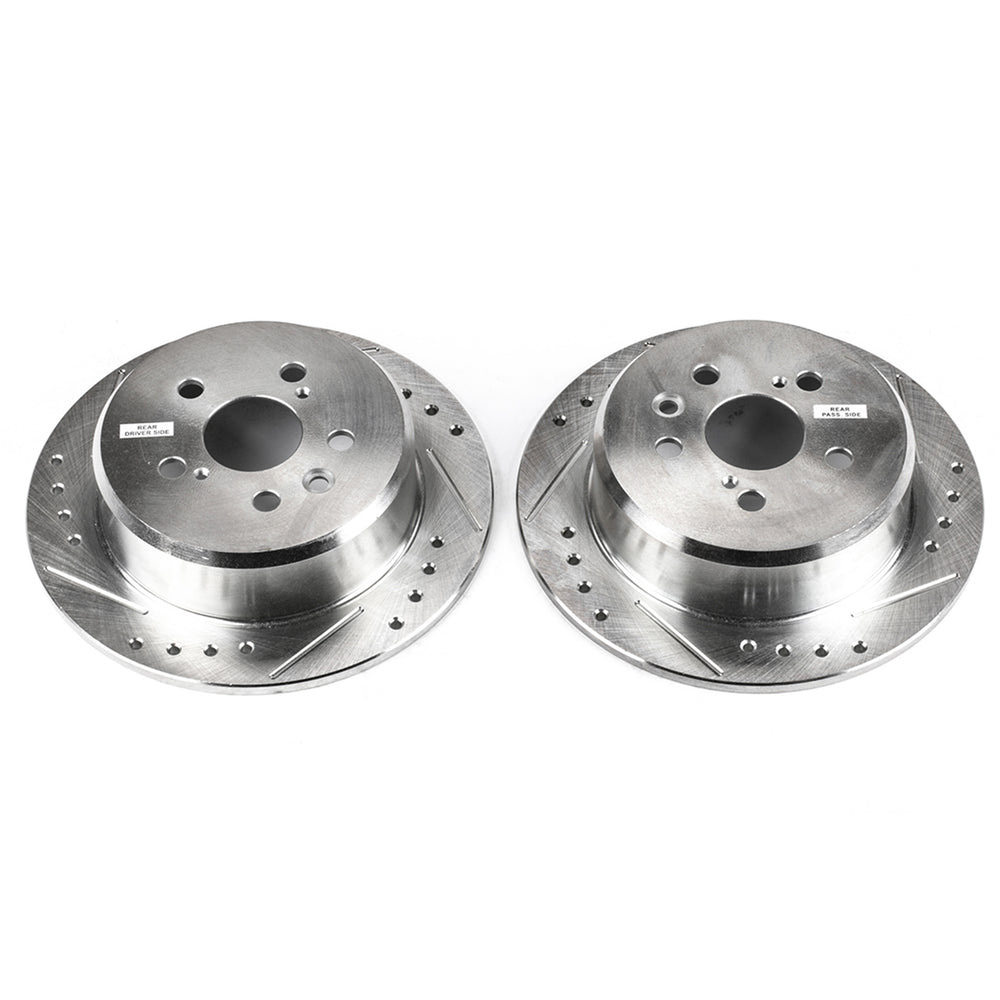 PowerStop JBR792XPR Rear Evolution Drilled & Slotted Brake Rotor