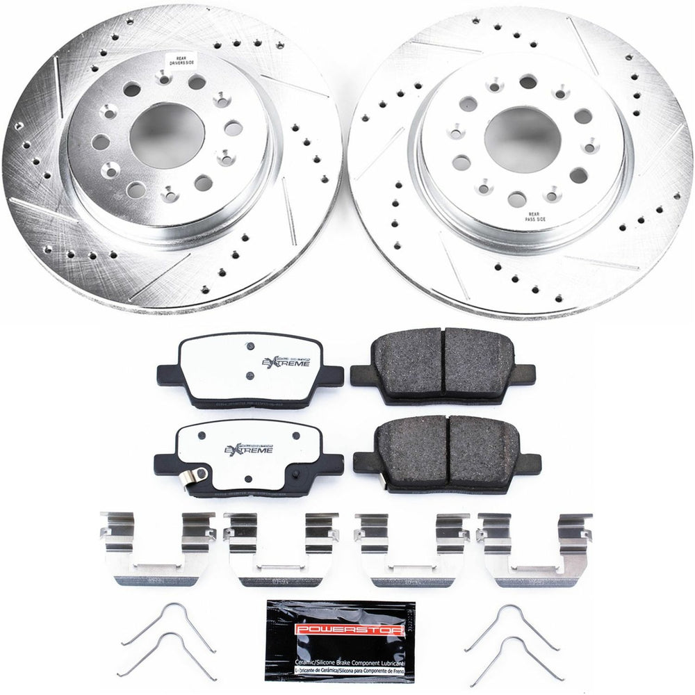 PowerStop K7411-26 Rear Z26 Street Warrior Brake Kit