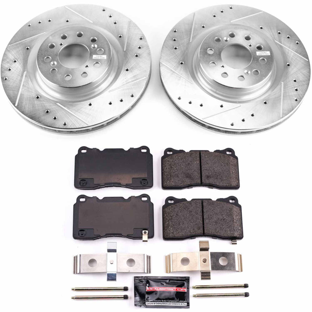 PowerStop K7869 Front Z23 Evolution Sport Brake Kit