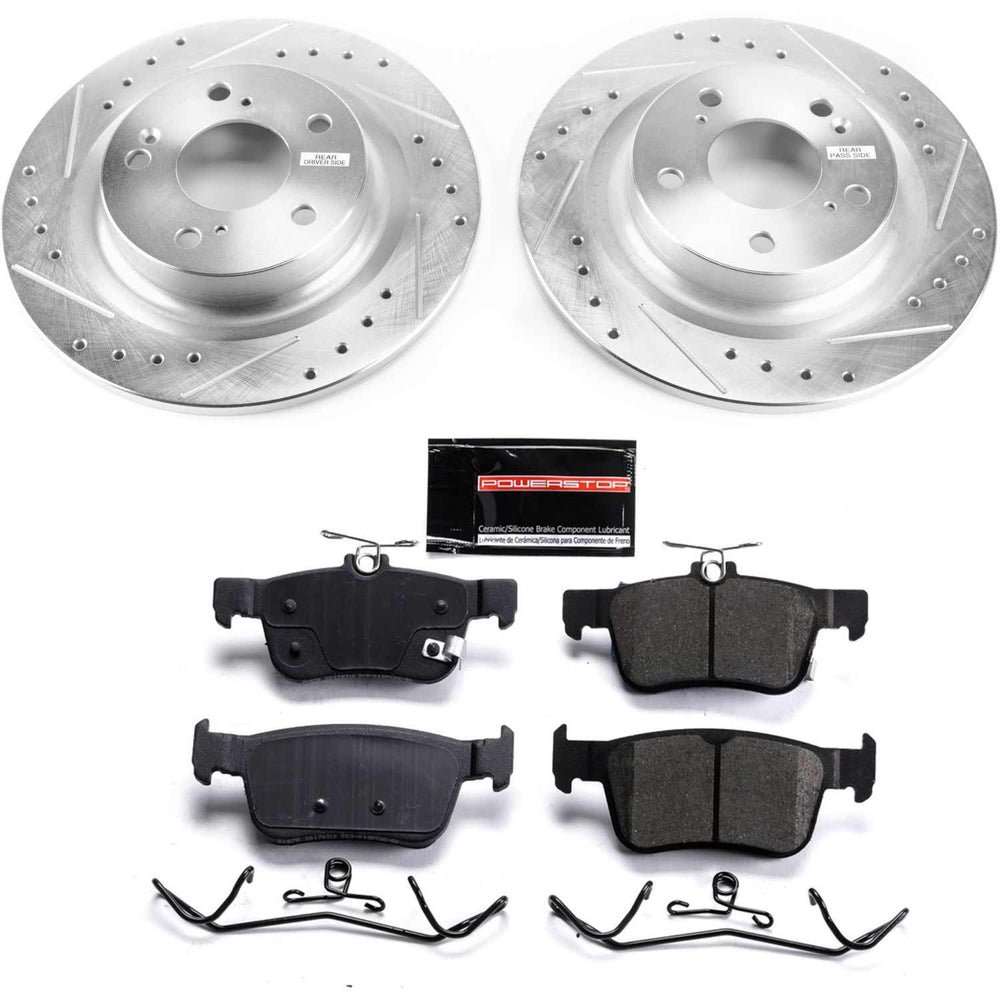 PowerStop K7871 Rear Z23 Evolution Sport Brake Kit