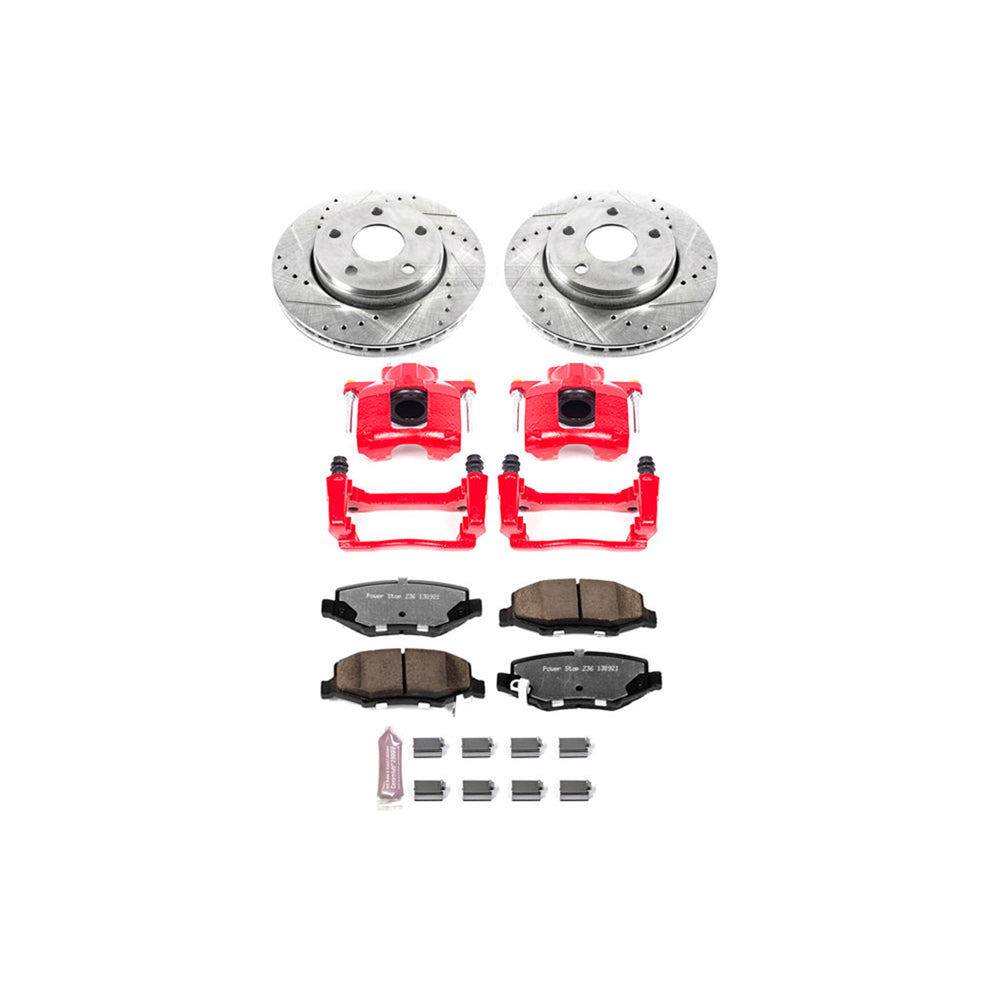 PowerStop KC3097-36 Z36 Truck & Tow Brake Upgrade Kit with Powder Coated Calipers