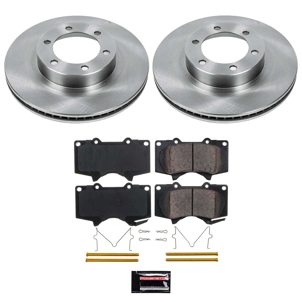 PowerStop KOE2421 Front Brake Kit - exact manufacturer product photograph