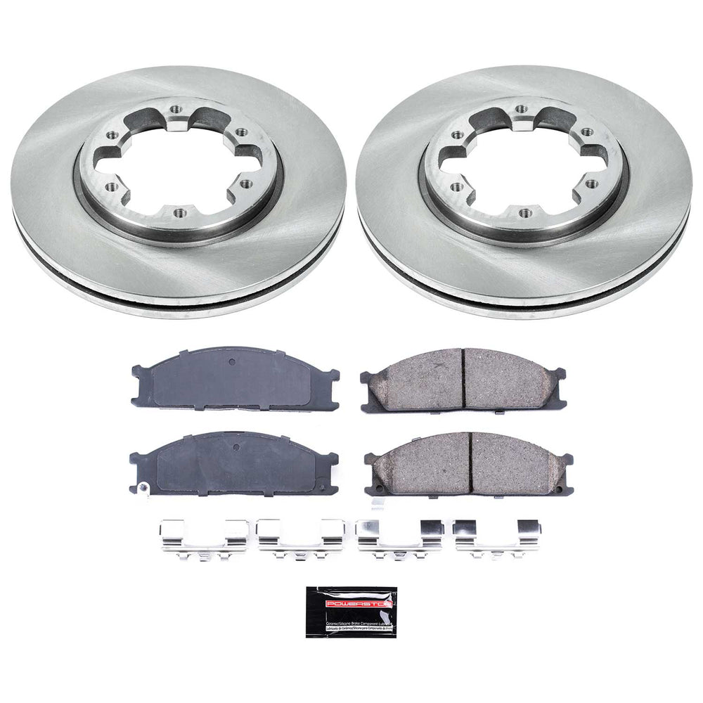 PowerStop KOE4837 Front Brake Kit - exact manufacturer product photograph