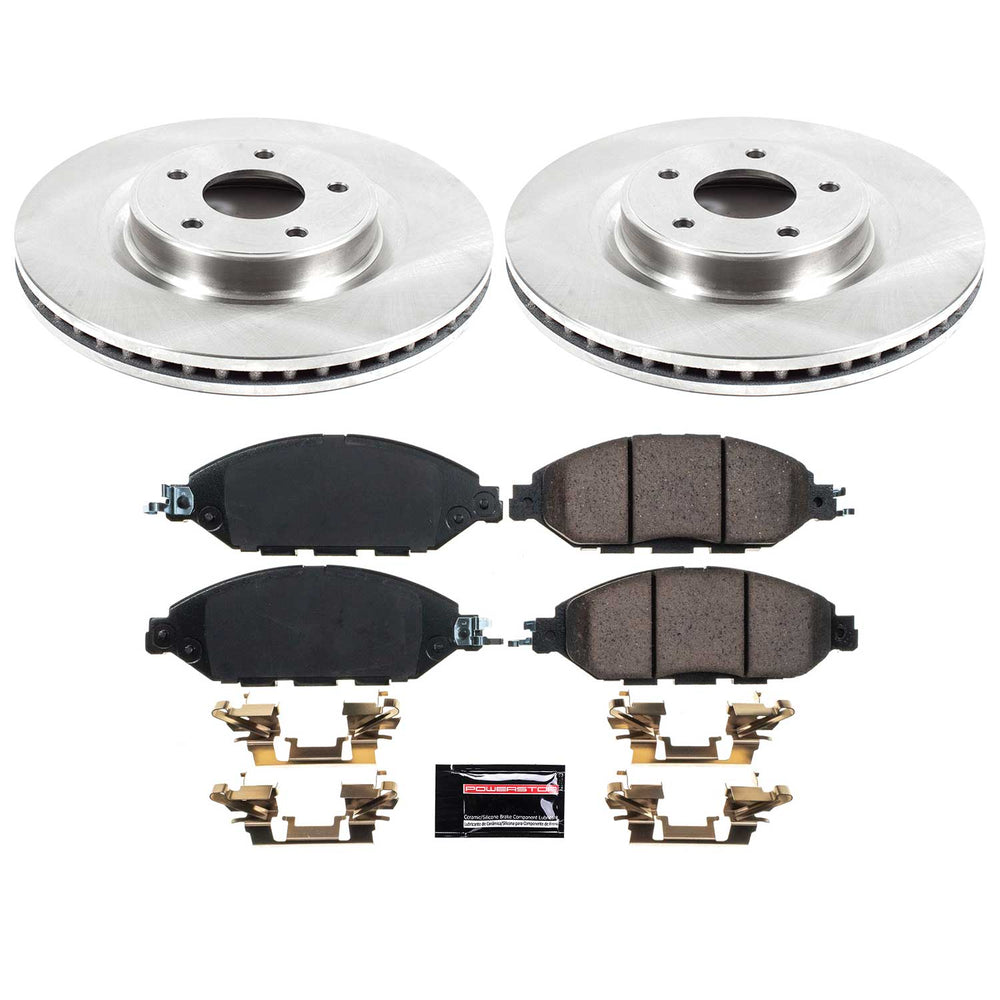 PowerStop KOE6496 Front Brake Kit - exact manufacturer product photograph