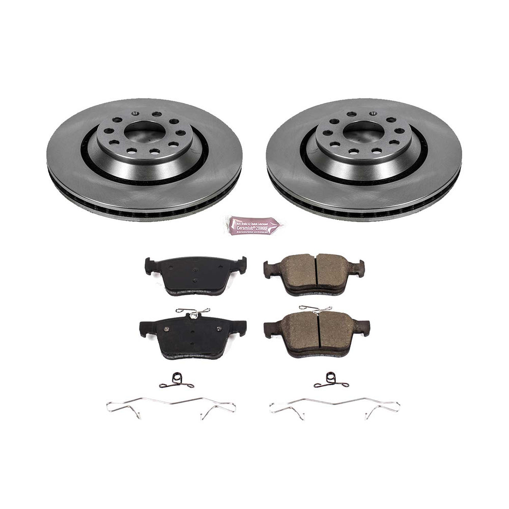 PowerStop KOE7084 Rear Brake Kit - exact manufacturer product photograph
